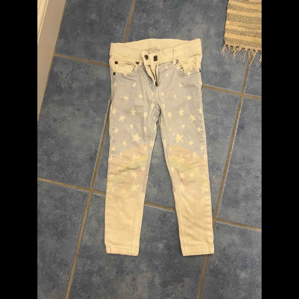 Stella McCartney designer star rainbow jeans 5t